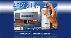 Desktop Screenshot of aerolub-france.com