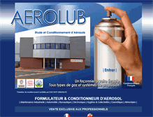 Tablet Screenshot of aerolub-france.com